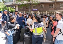 Impotencia al romperse la vida cotidiana: «Vinimos al tratamiento y tuvimos que evacuar por un túnel»