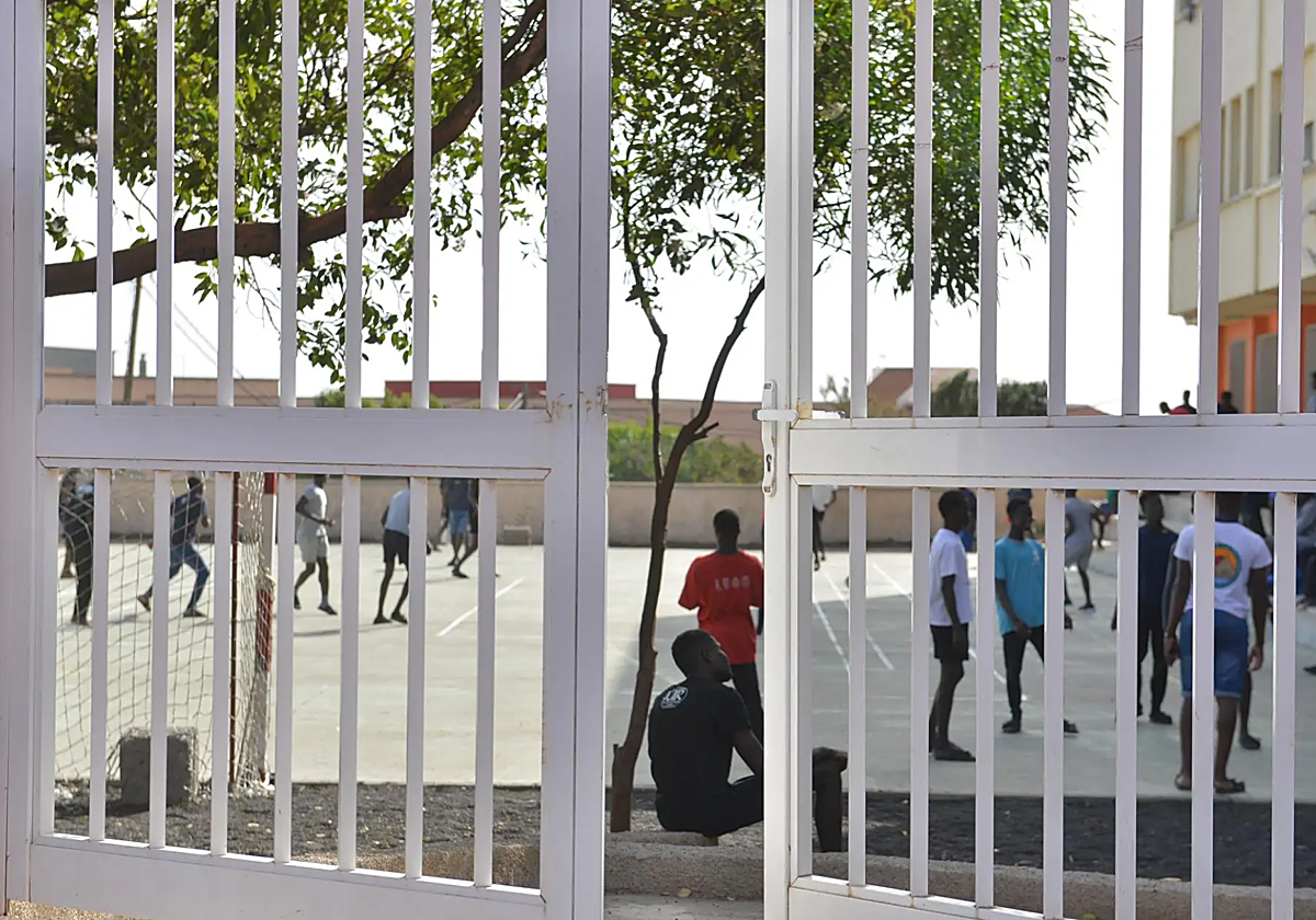 Imagen de archivo del exterior del centro de acogida para menores migrantes de Valverde, en El Hierro.