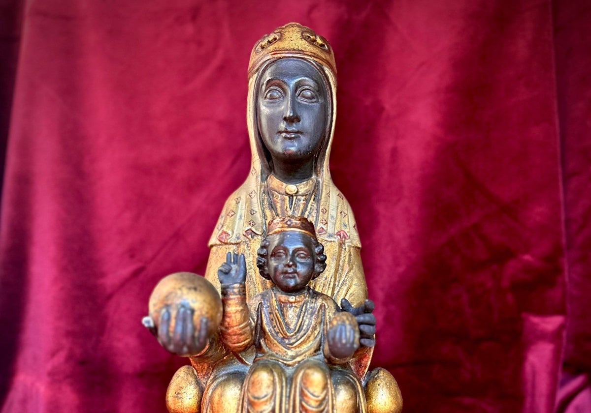 Imagen de la Virgen de Montserrat adquirida por la Merced