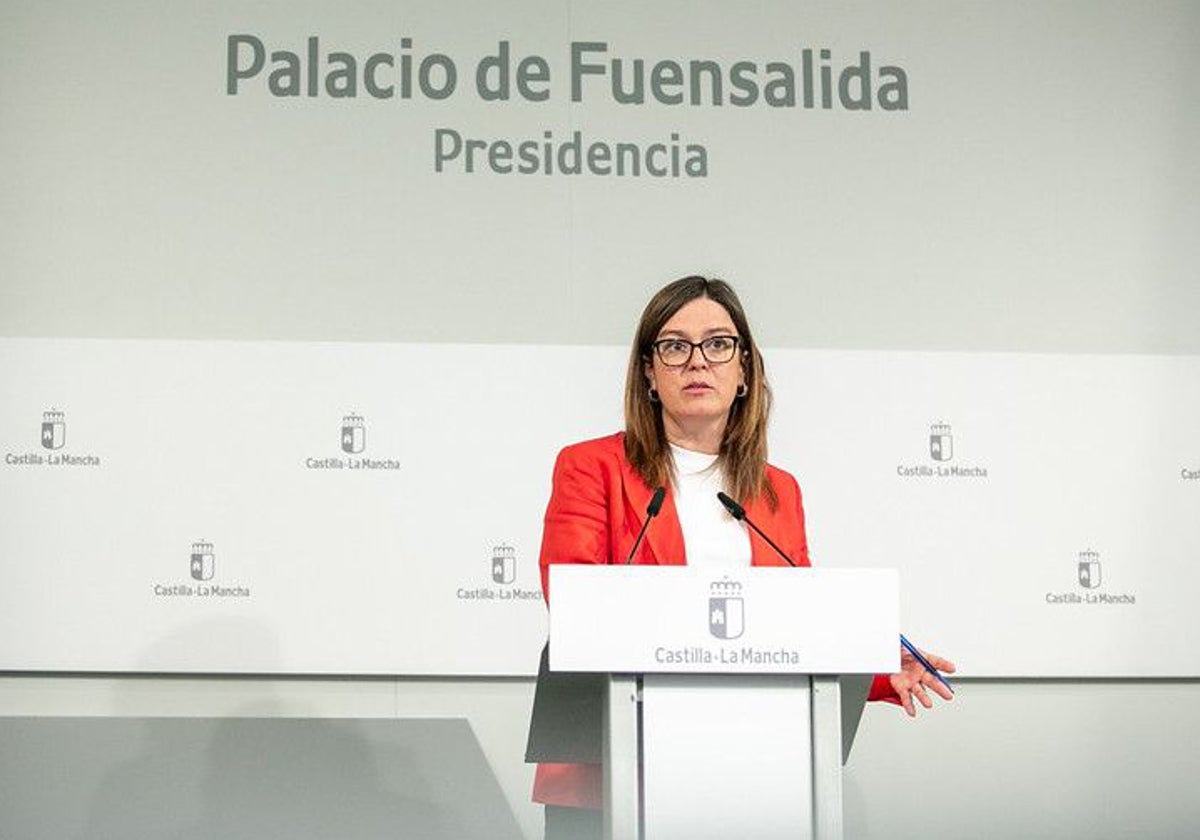 Esther Pailla, portavoz del Gobierno de Castilla-La Mancha