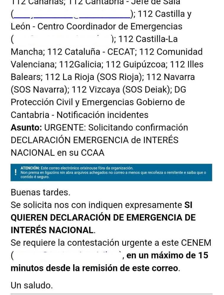 Imagen - El Gobierno dio un plazo de 15 minutos a las autonomías para pedir el nivel 3 de emergencia