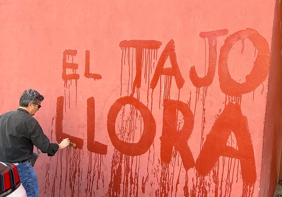 Foto de archivo de la manifestación en defensa del Tajo celebrada en Toledo en marzo de 2023