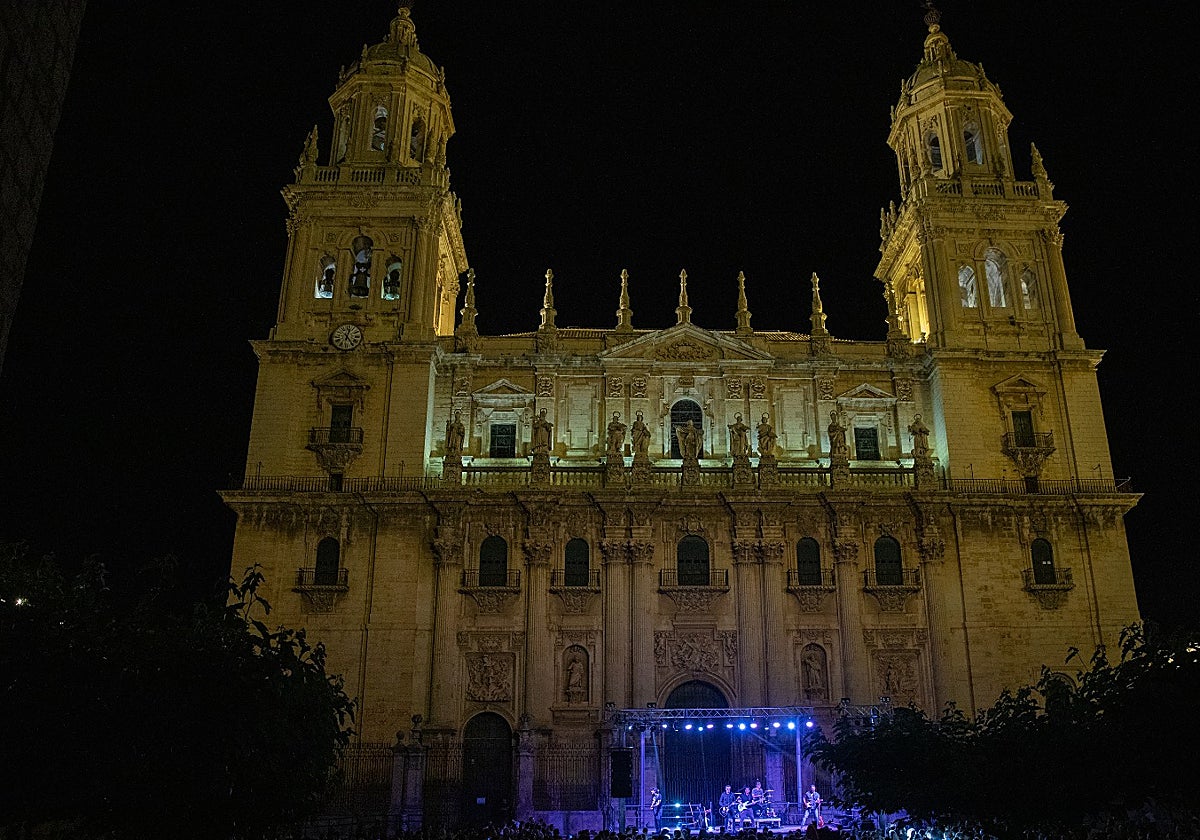 Conciertos con la Catedral de Jaén como telón de fondo en la Noche en Blanco