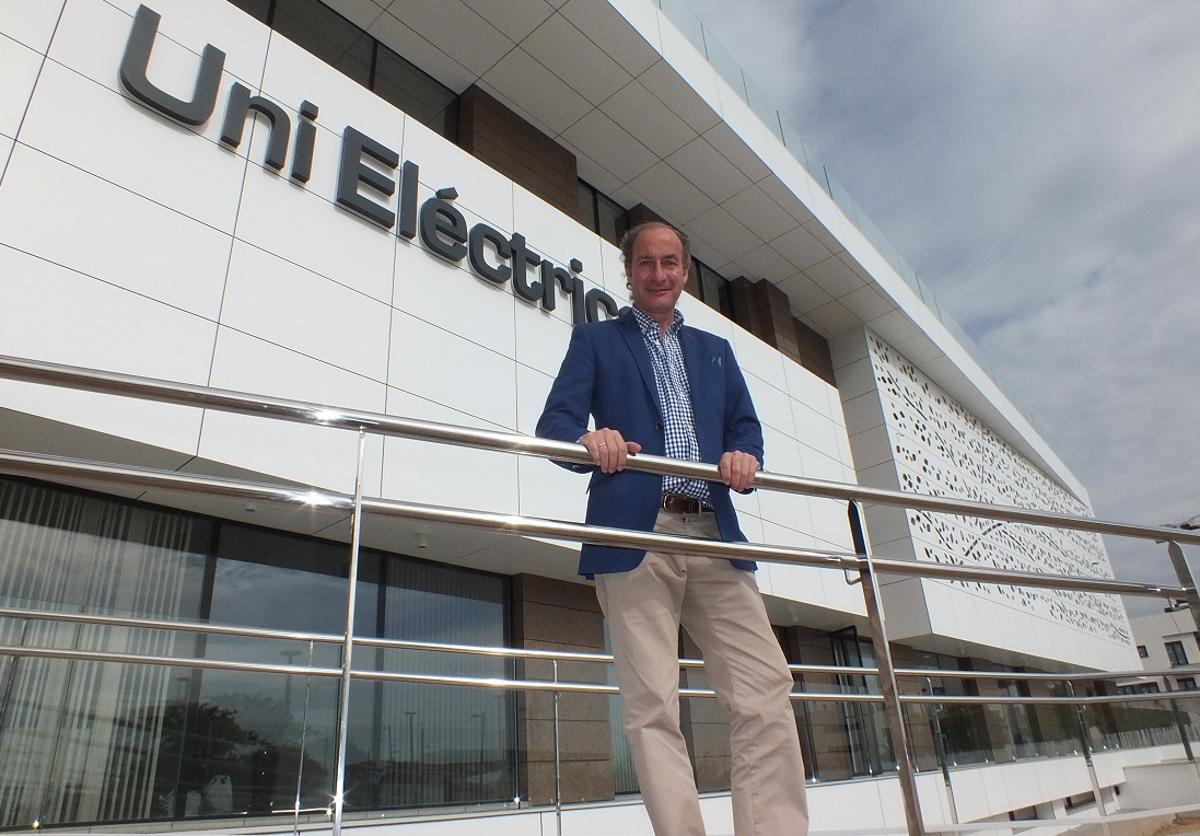 Diego Montes, CEO de Unielécrica, en la sede de la compañía