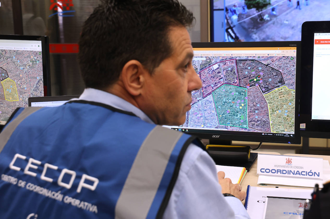 La seguridad en el comienzo de las Cruces de Mayo, en imágenes