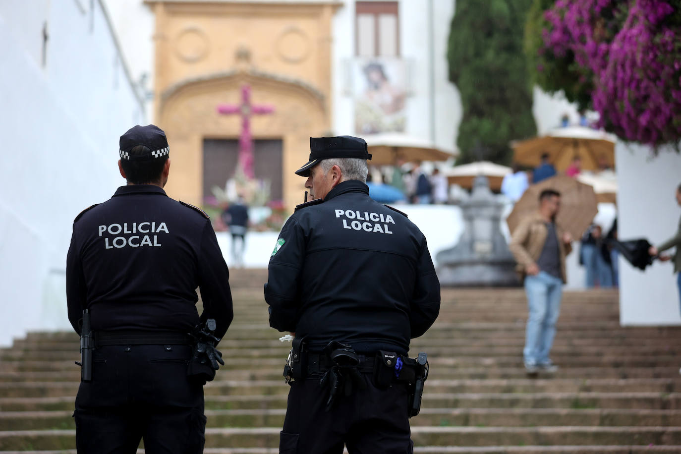 La seguridad en el comienzo de las Cruces de Mayo, en imágenes