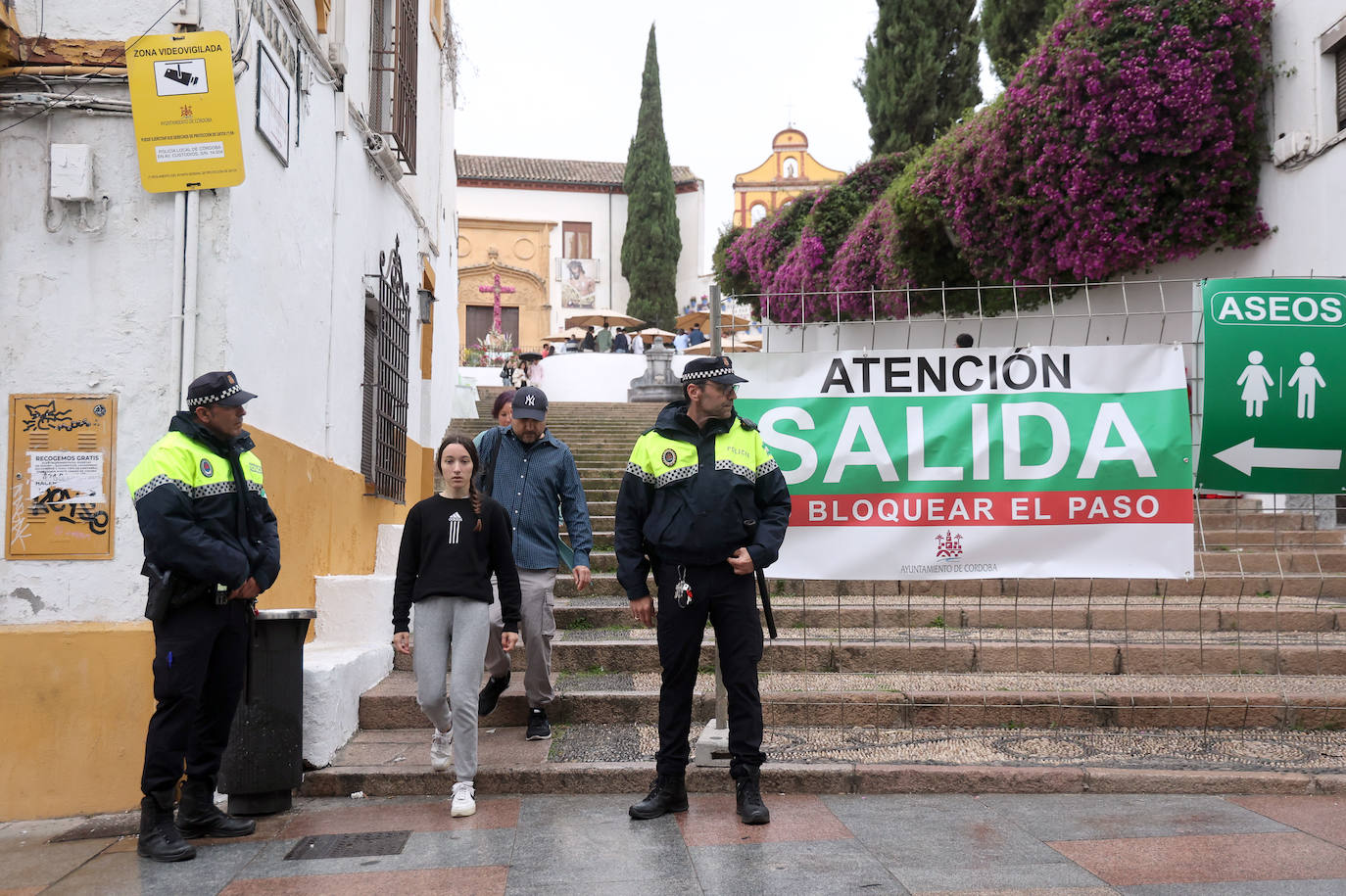 La seguridad en el comienzo de las Cruces de Mayo, en imágenes