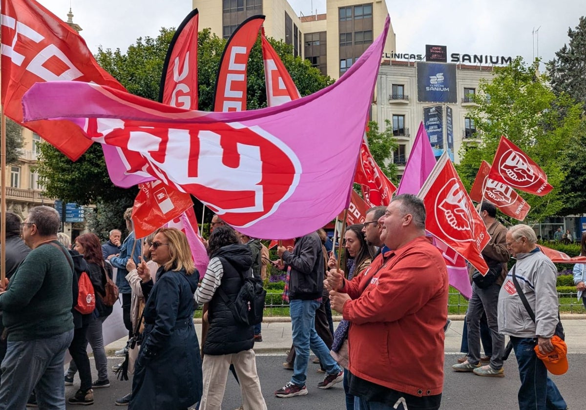 Manifestación del 1 de Mayo en Guadalajara
