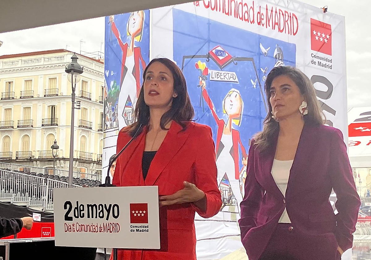 Rita Maestre y Manuela Bergerot, al llegar a la Puerta del Sol