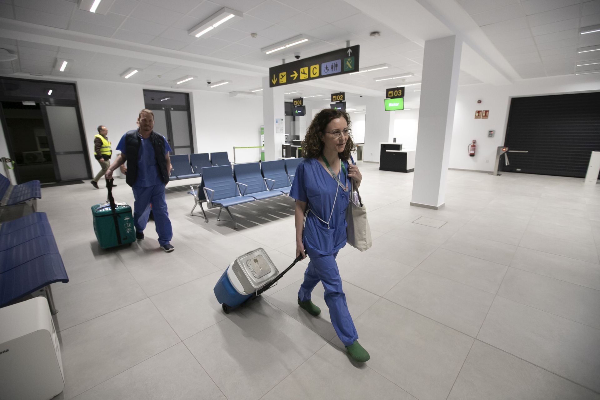 La cronología de un vuelo para un trasplante en Córdoba, en imágenes