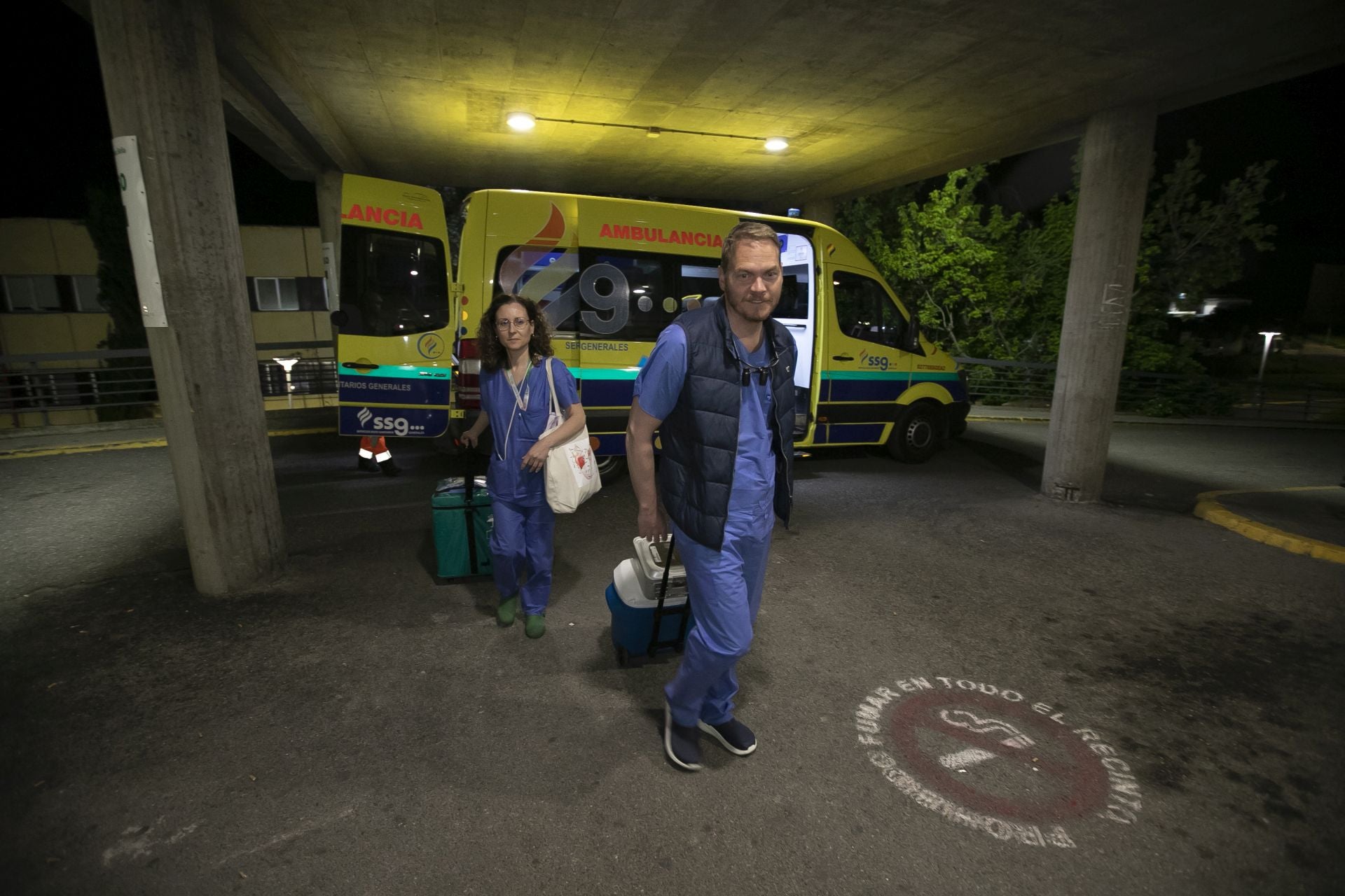 La cronología de un vuelo para un trasplante en Córdoba, en imágenes