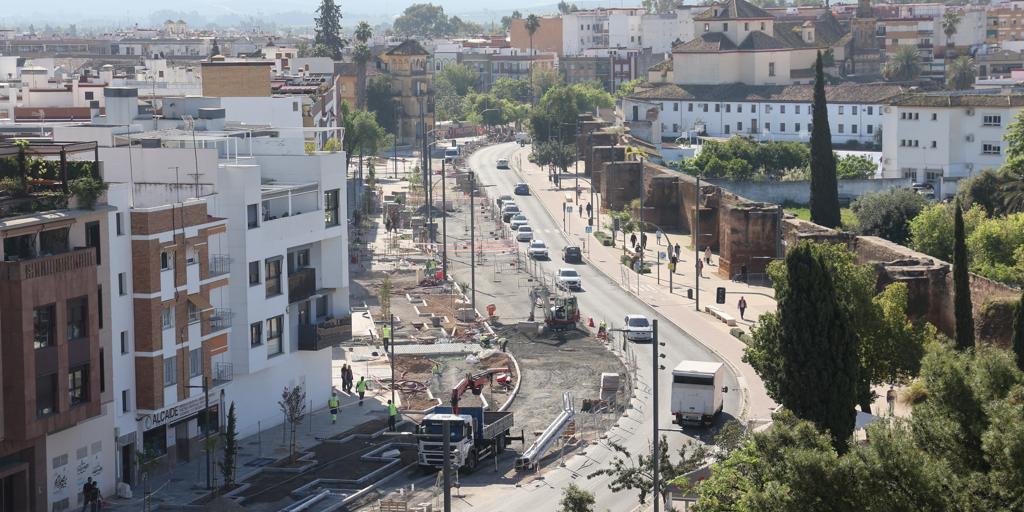 Las remodeladas Avenida de Trassierra y Ronda del Marrubial eliminarán este verano viejos tapones de tráfico en Córdoba