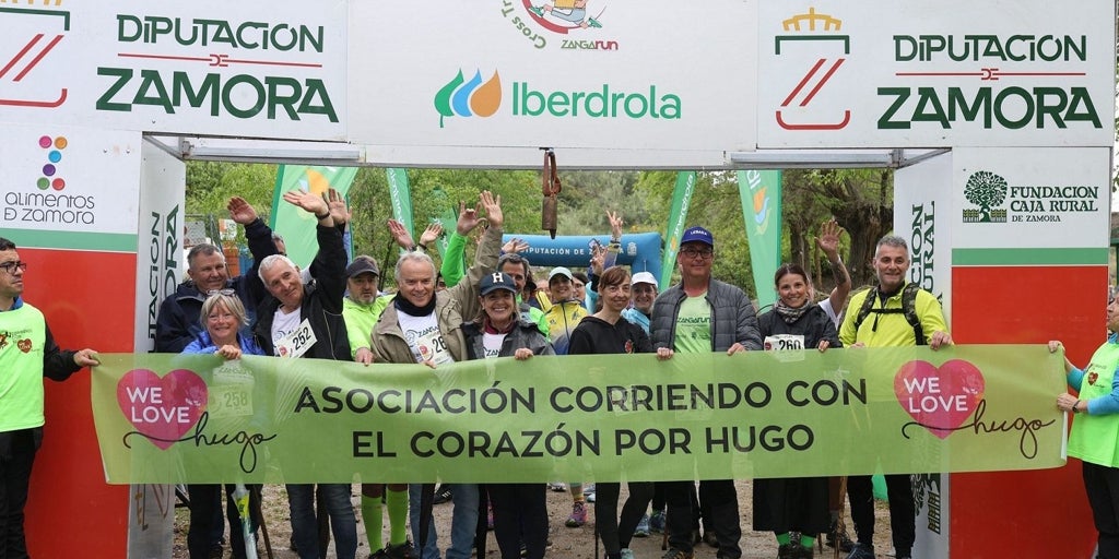 El quinto cross trail solidario de Ricobayo recauda más de 3.000 euros para 'Corriendo con el corazón por Hugo'