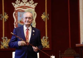Francisco de la Torre cumple un cuarto de siglo como alcalde de Málaga «al ritmo de siempre»