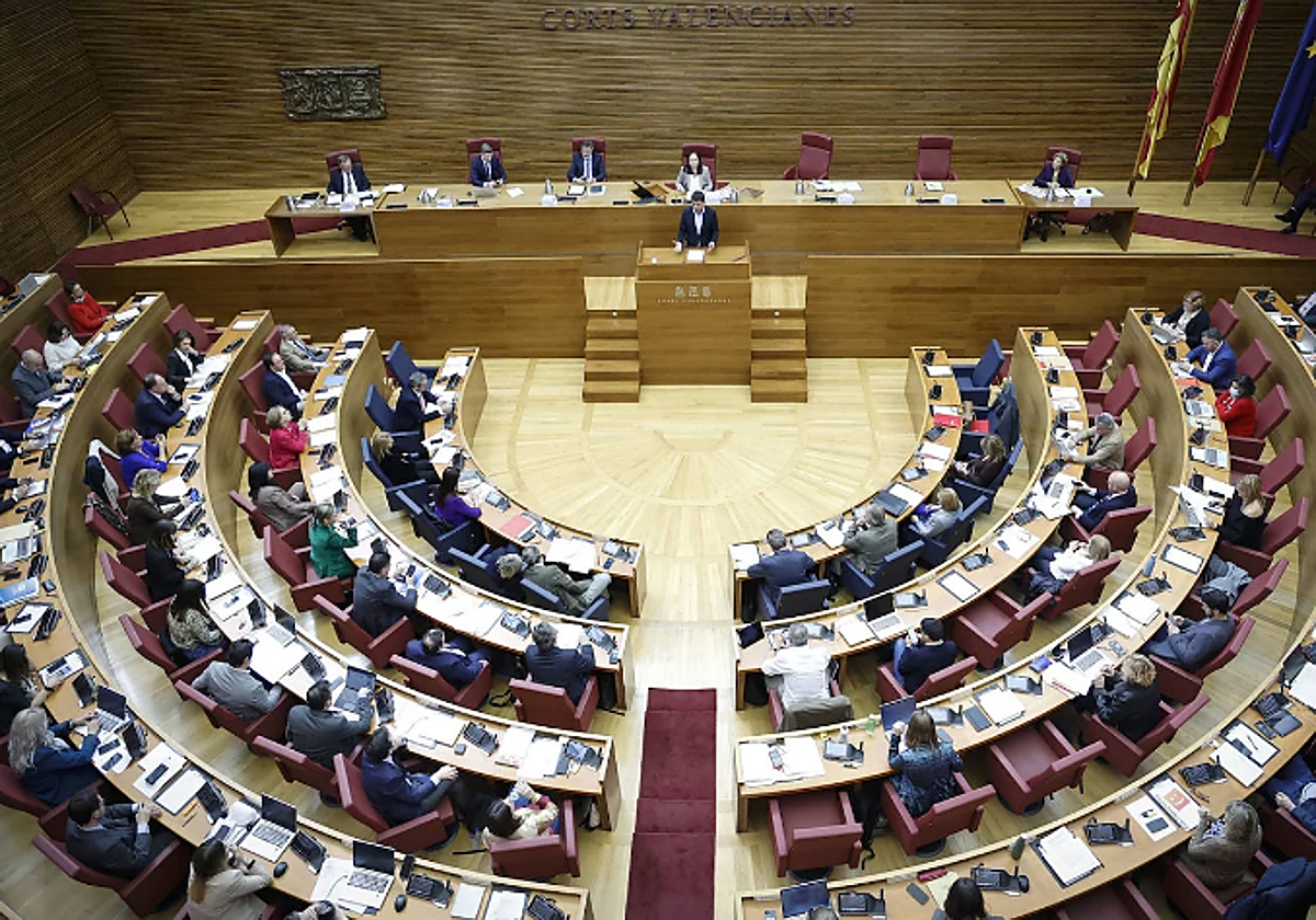 Imagen de archivo de las Cortes Valencianas