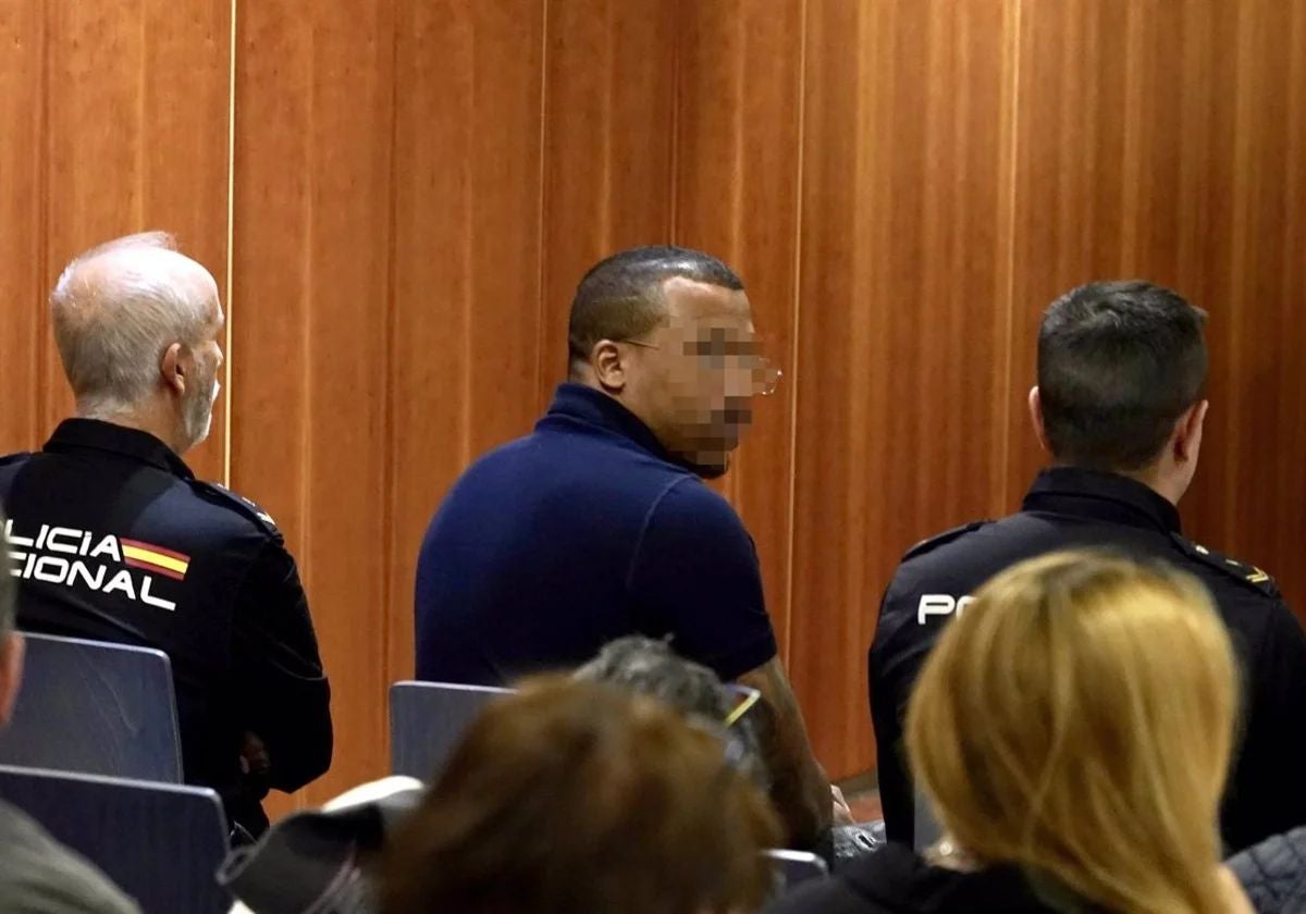 El Melillero durante el juicio por los intentos de asesinato en Cártama