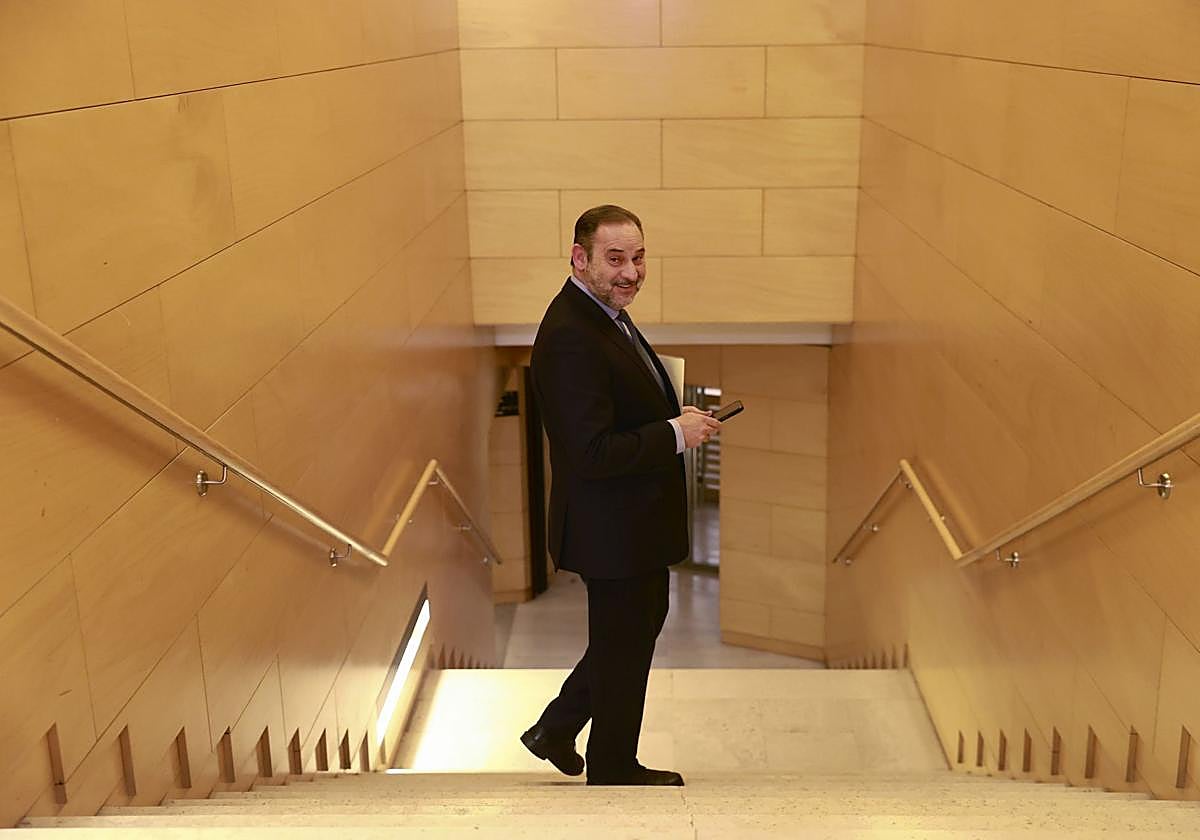 El ex ministrode Transportes José Luis Ábalos