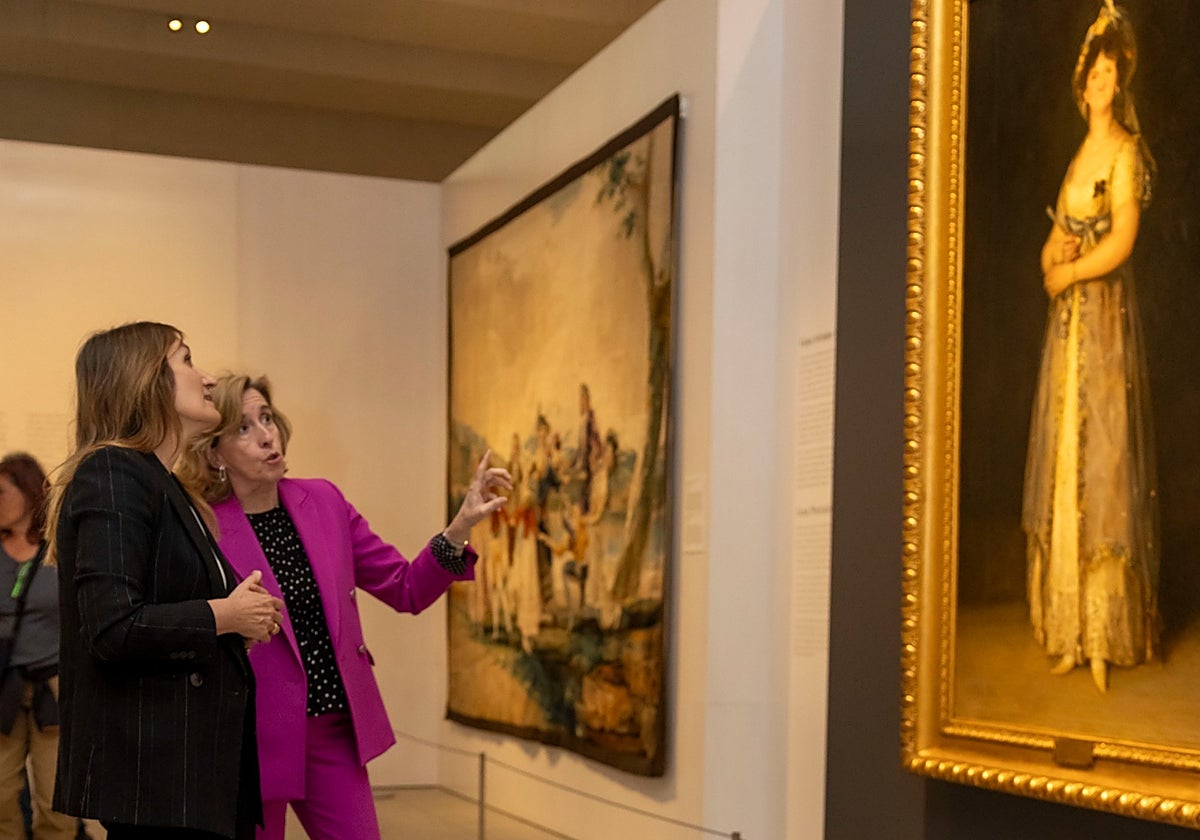Rocío Lucas y Ana de la Cueva durante el encuentro celebrado en Madrid