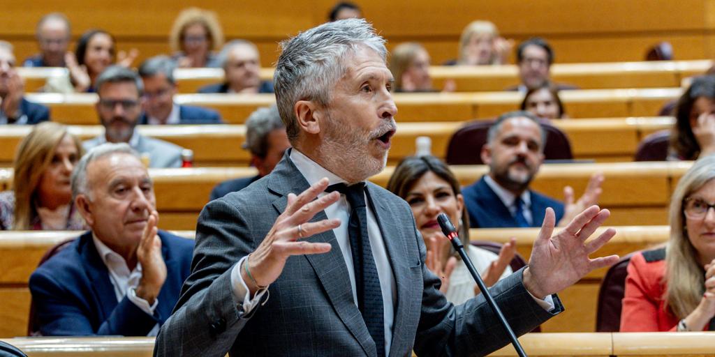 El PP pide explicaciones por el apagón y Marlaska repsonde: «Estábamos trabajando, no comiendo con desconocidos»