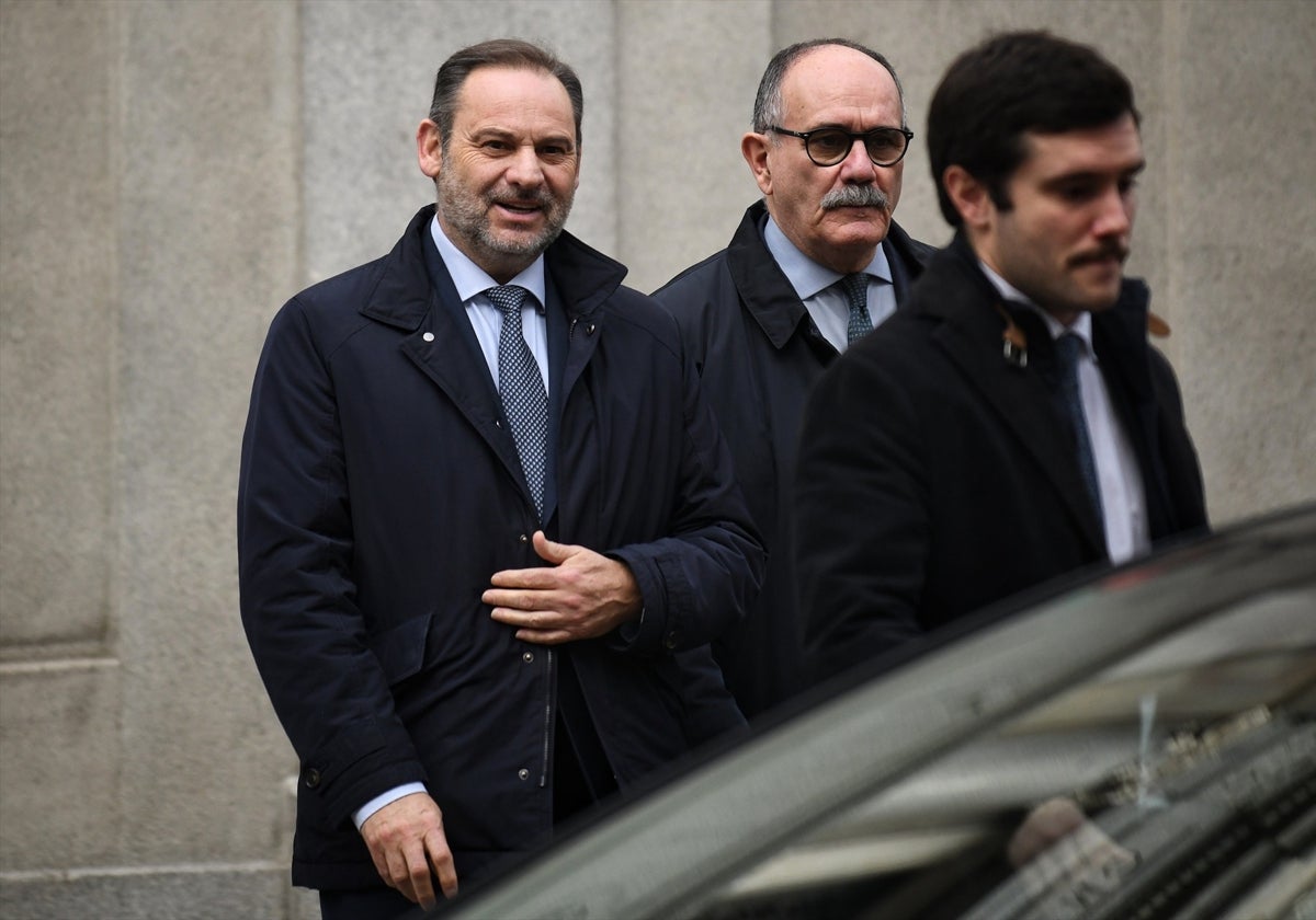 José Luis Ábalos en el Tribunal Supremo