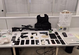 Cae una organización criminal que traficaba con armas y drogas desde Jaén y otros puntos de España