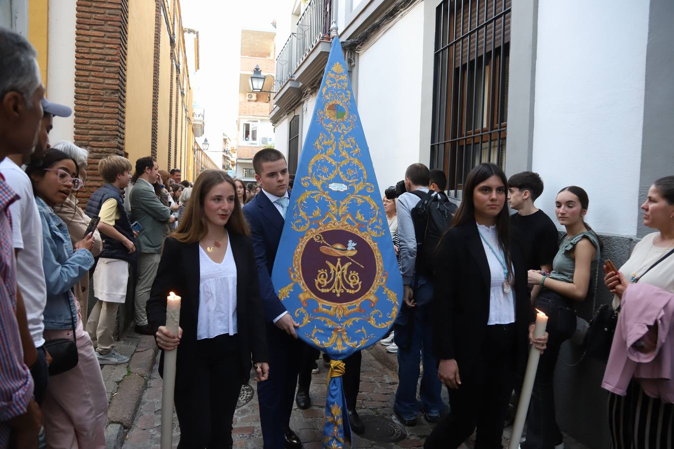 La procesión infantil y juvenil de la Divina Pastora de Córdoba, en imágenes