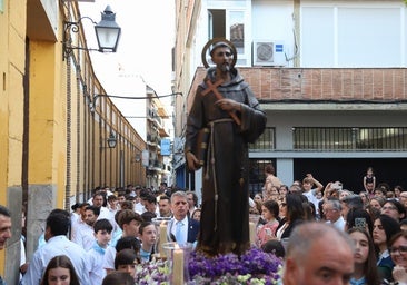 Un momento de la procesión de este miércoles