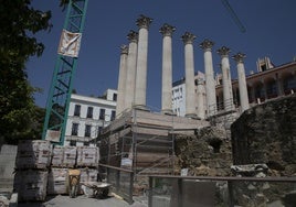 Corte de tráfico en Claudio Marcelo por la obra del Templo Romano: fecha, horario, itinerario tráfico y Aucorsa