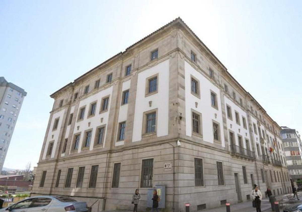 El edificio de la Audiencia de Pontevedra, situada muy cerca de la redacción de La Voz de Galicia en la ciudad