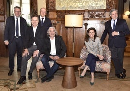 Enrique Lacalle reúne en el Círculo Ecuestre a Xavier Marcé, Ainhoa Grandes, Juan Manuel Sevillano y Carlos Durán