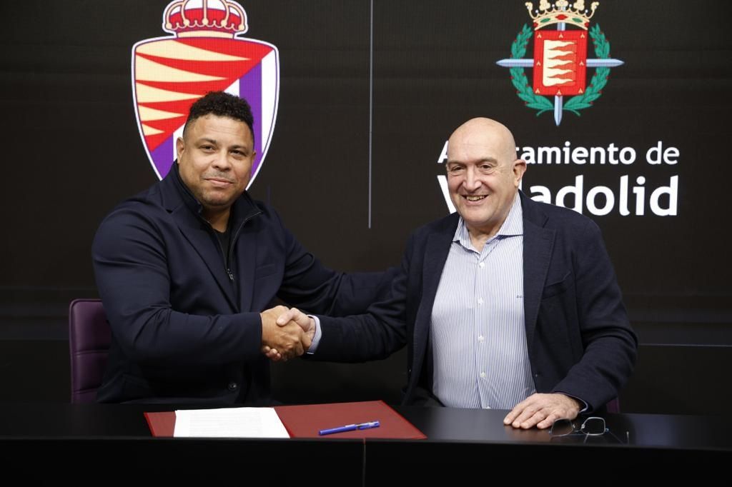 Las Peñas del Real Valladolid proponen a los grupos del Ayuntamiento declarar a Ronaldo «persona non grata»
