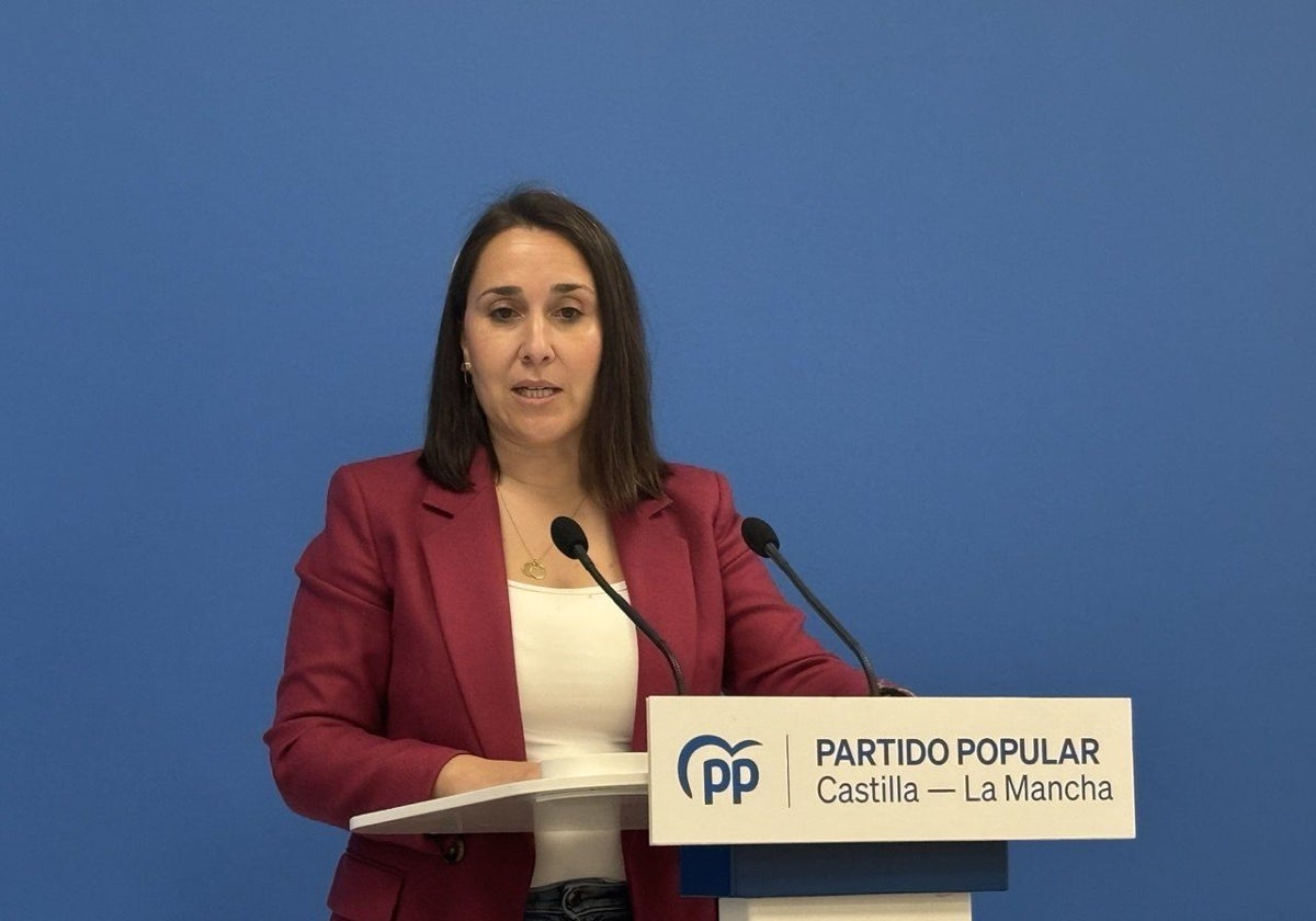 Alejandra Hernández, portavoz del PP de Castilla-La Mancha