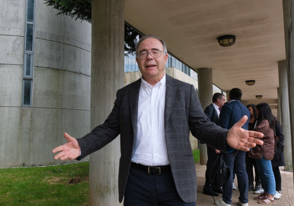 Xosé Sánchez Bugallo, este viernes, ante los juzgados