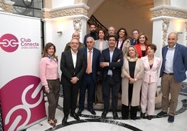 Caballero analiza el nuevo acuerdo para la reforma del Estatuto de Autonomía con el Club Conecta