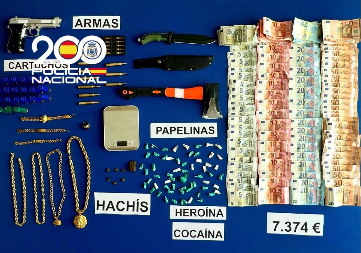 Siete detenidos al desarticular una organización dedicada al tráfico de drogas en Jerez