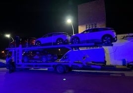 Un secuaz del Samuelillo protagoniza una gran persecución con un camión robado lleno de coches