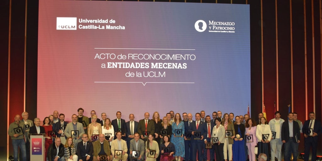 La UCLM reconoce a medio centenar de entidades mecenas de la institución académica