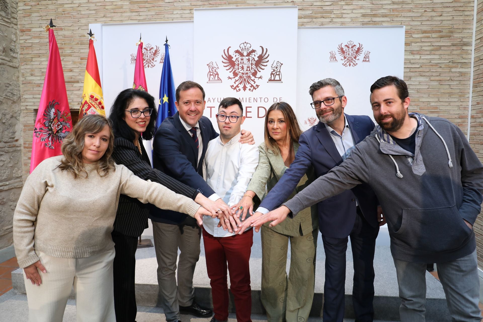 Una oportunidad laboral para tres jóvenes con discapacidad en el Ayuntamiento de Toledo