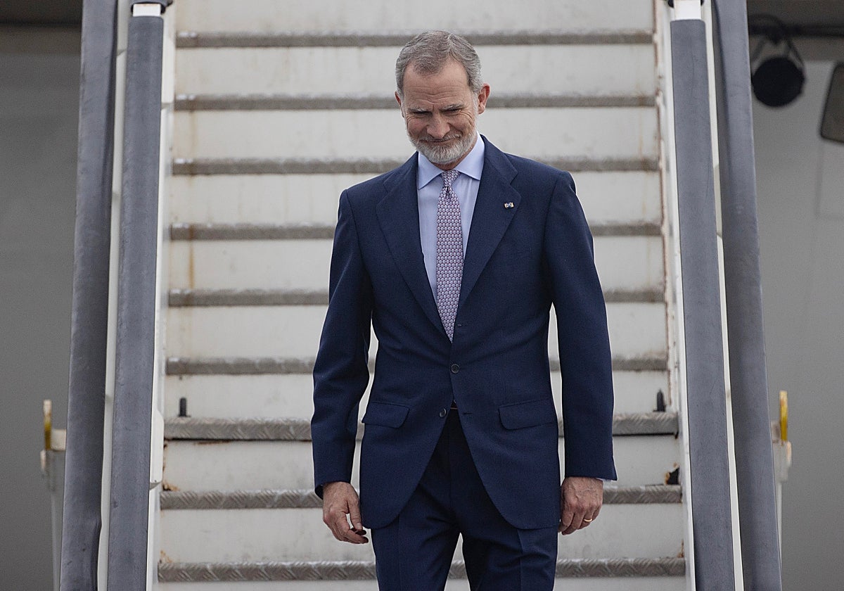 El Rey Felipe VI, en un viaje reciente