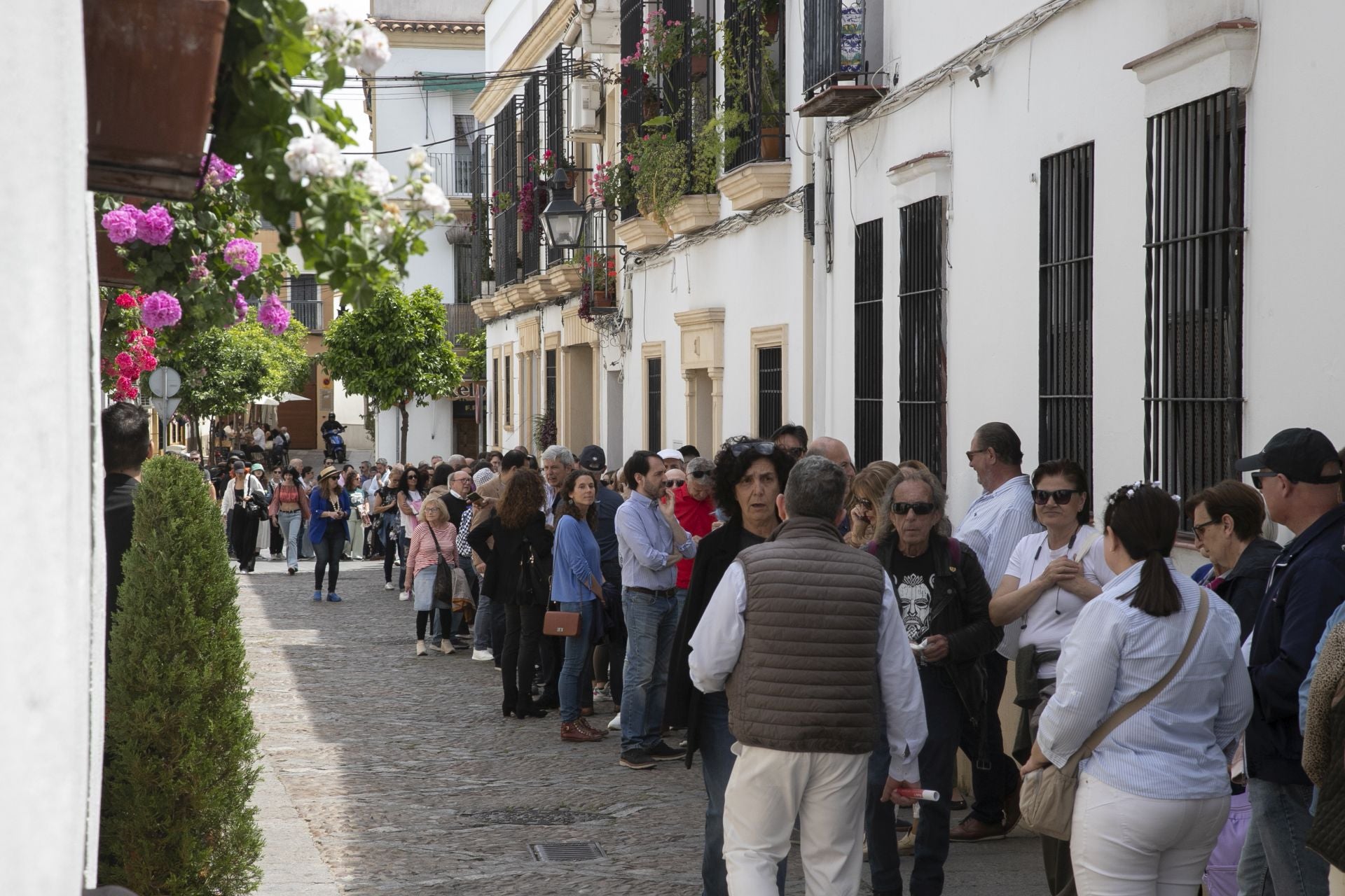 En imágenes, los abarrotados Patios de Córdoba el primer sábado del festival