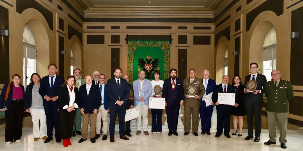 Entregados los III Premios 'José Antonio Dávila' a la excelencia en heráldica y genealogía en la Diputación de Toledo