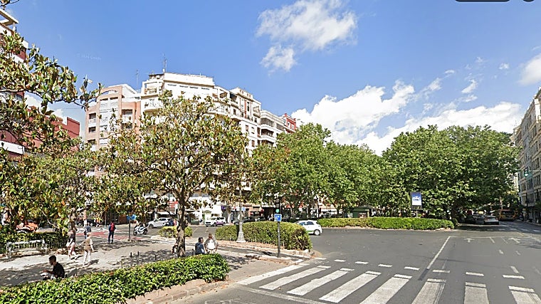 Imagen de la avenida Gran Vía Ramón y Cajal de Valencia