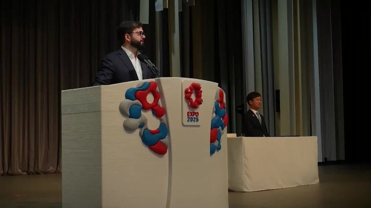 El presidente de Chile encabeza la ceremonia oficial del Día Nacional de Chile de la Expo Mundial Osaka 2025