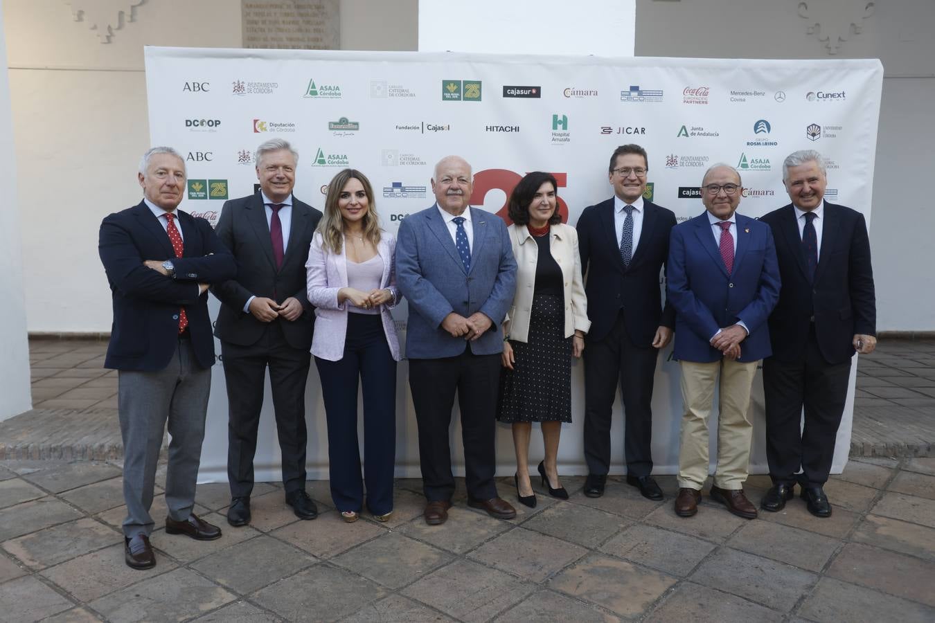 Los asistentes a la celebración del 25 aniversario de ABC Córdoba, en imágenes