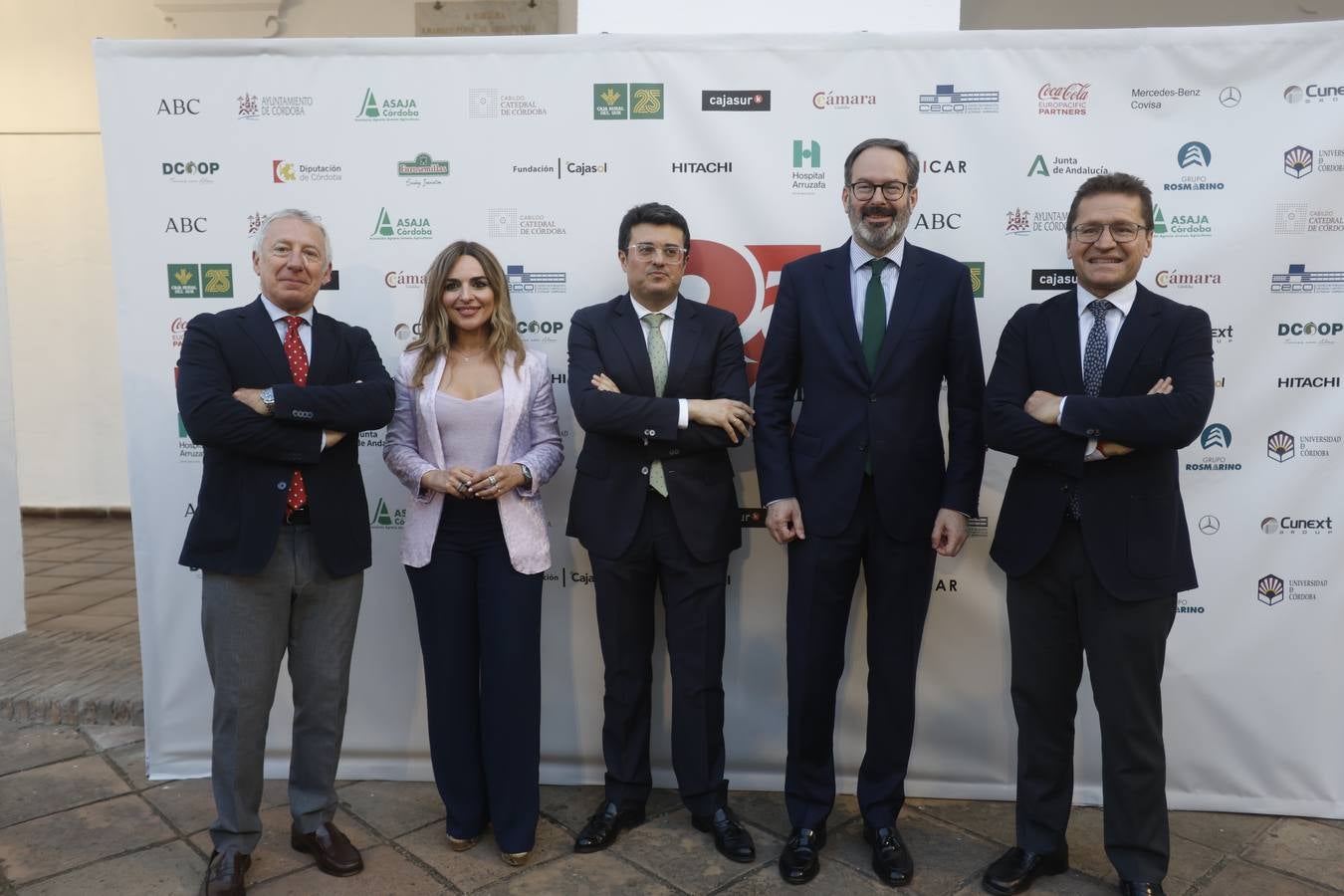 Los asistentes a la celebración del 25 aniversario de ABC Córdoba, en imágenes