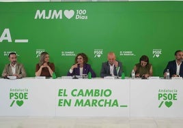 María Jesús Montero «pone a punto» el PSOE en la Ejecutiva Regional de Córdoba