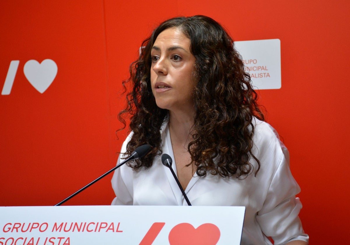 La portavoz municipal socialista, Noelia de la Cruz