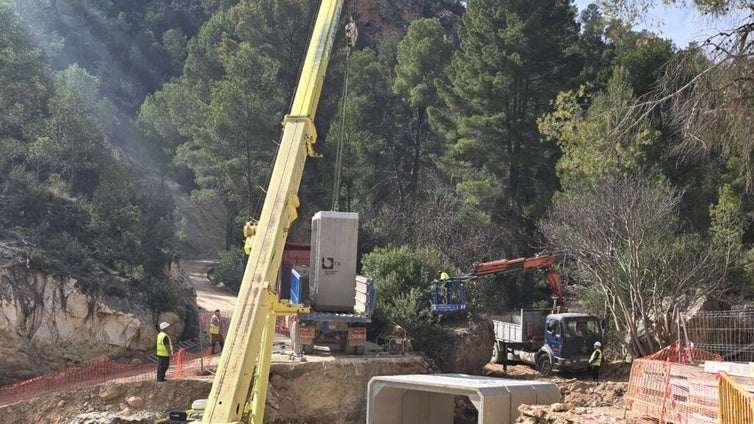 La CHS ultima los trabajos de emergencia para la mejora de la presa de La Fuensanta