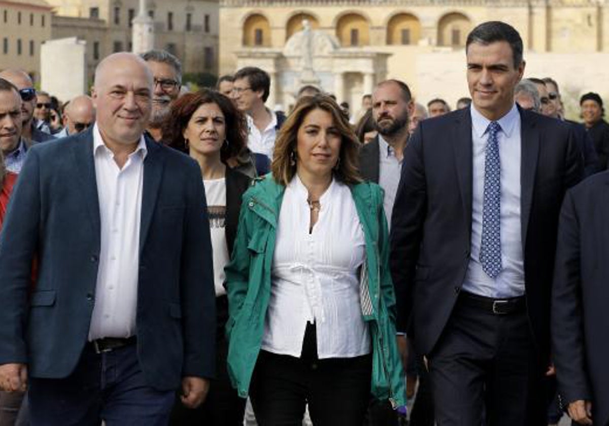 Pedro Sánchez, junto a Susana Díaz, en una visita a Córdoba en noviembre de 2019