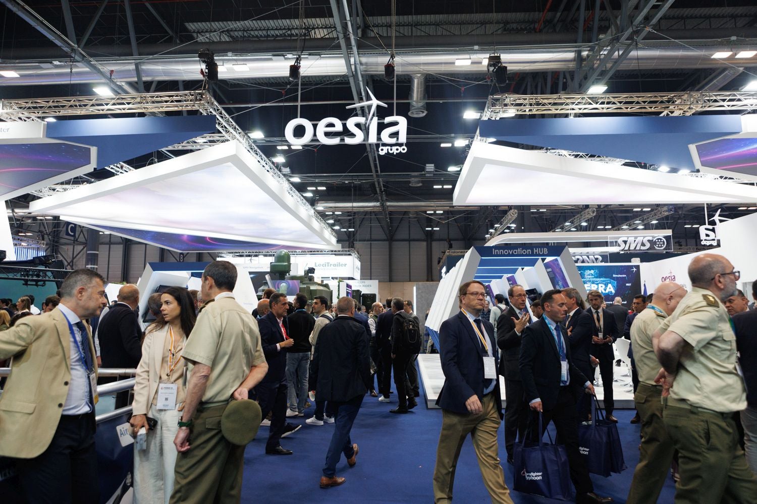 La intensa jornada de Córdoba en la Feria Internacional de Defensa, en imágenes